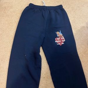 I am not where you left me sweatpants